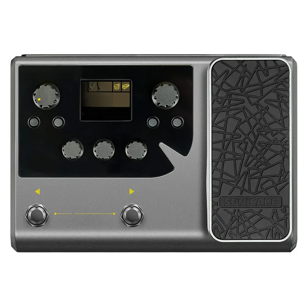 SONICAKE Matribox 140 Eingebauter Gitarren-/Bass-/Akustik-Multieffektprozessor mit Expression-Pedal Looper-Modellierungsverstärker QME-50