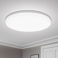 Modern round LED ceiling light neutral white cool white warm white 48W 36W 24W 18W bedroom corridor toilet lighting