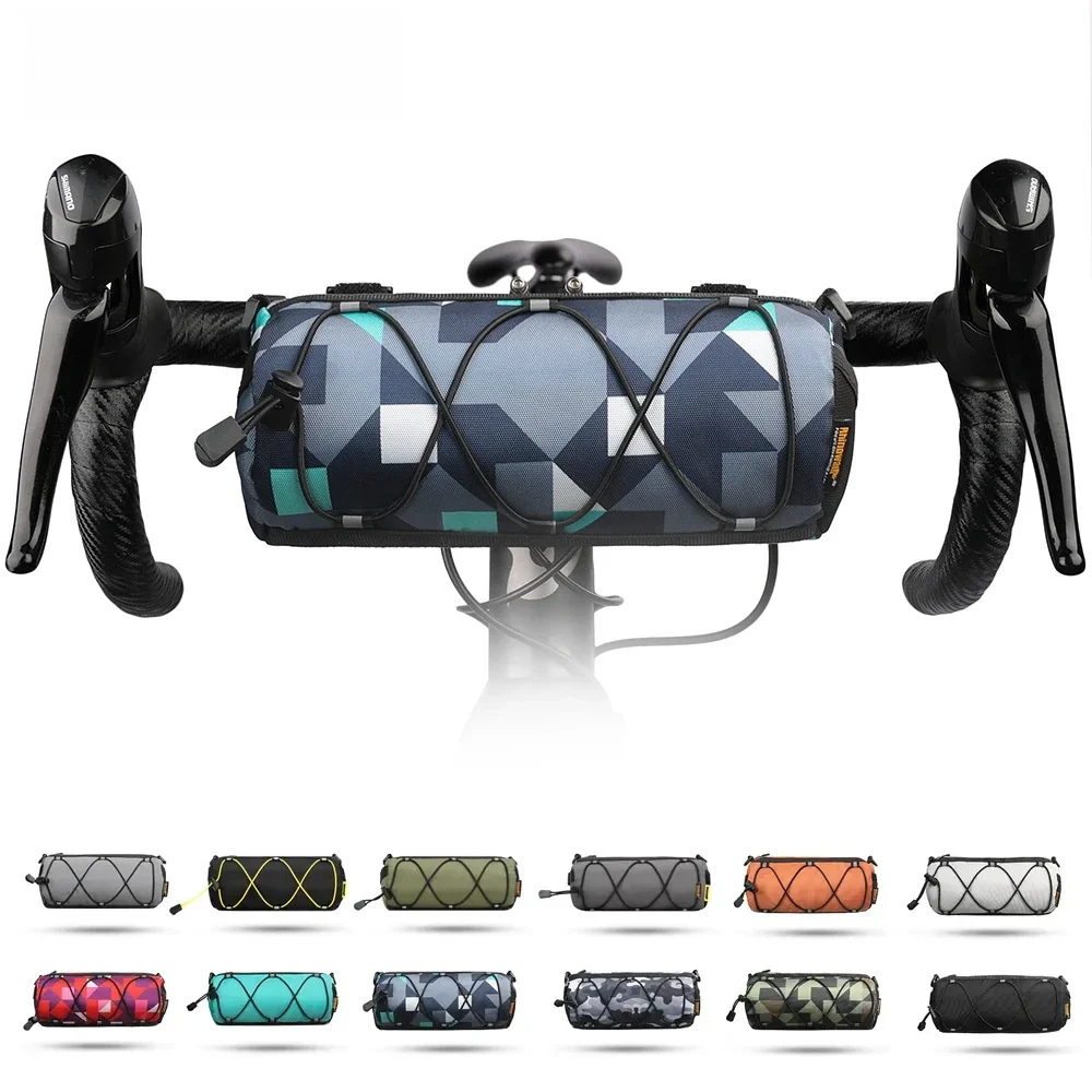 AliExpress Rhinowalk Bicycle Handlebar Bag 2.4L High Visibility Reflective Bike Bag or Other Colors MTB Road Cycling Bike Frame Tube Bag