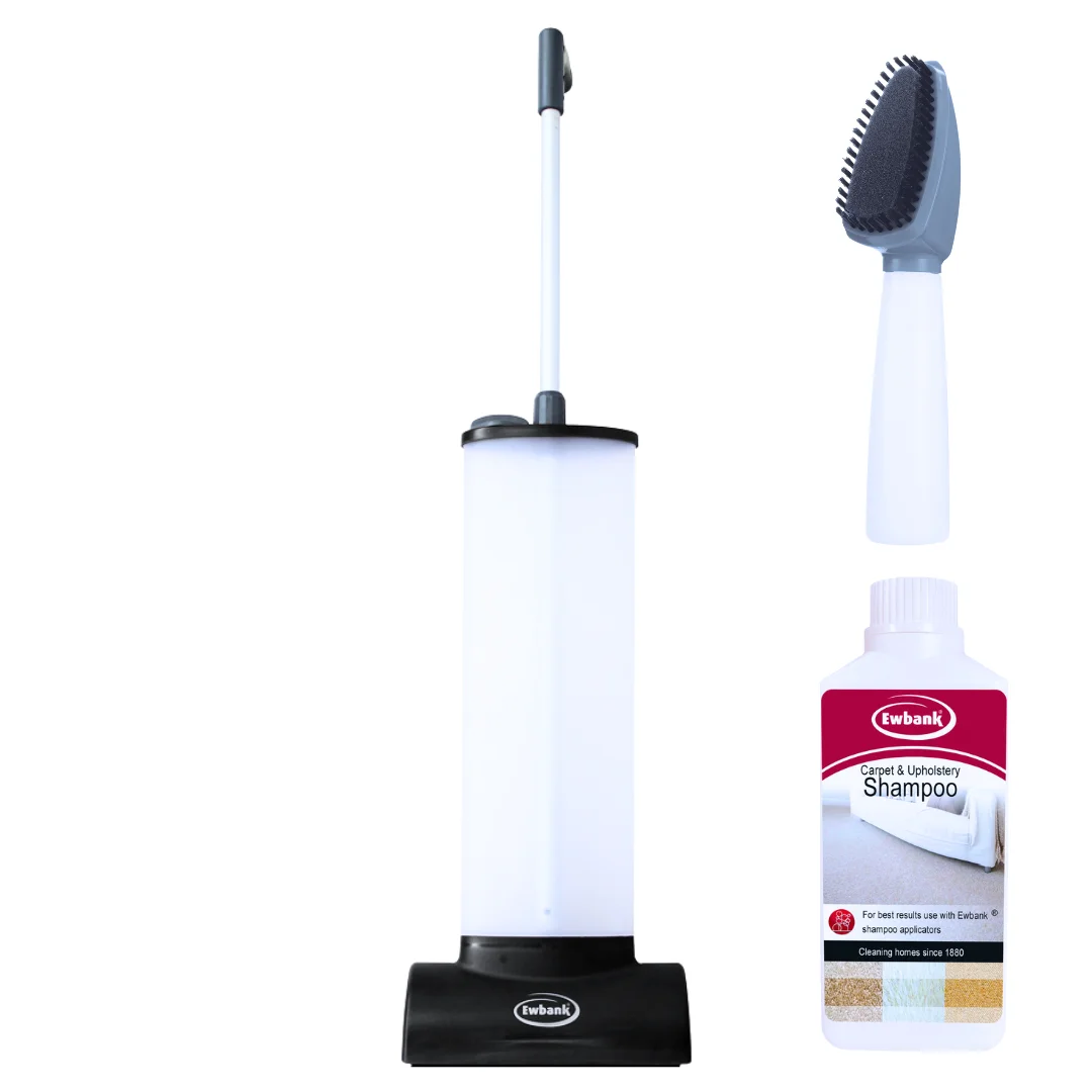 

Ewbank Carpet Cleaning Kit with Manual Upright Shampooer, Stain Brush, and Cleaning Solution