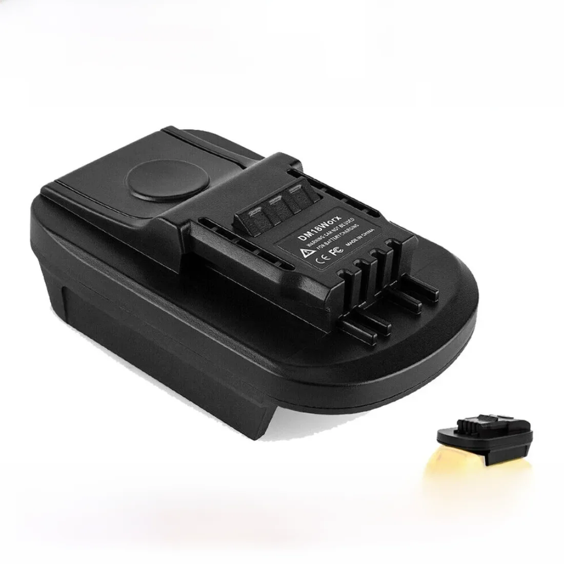 DM18Worx Konwerter akumulatora do Dewalt 18V 20V do Milwaukee 18V Akumulator do Worx 18V Akumulator do elektronarzędzi (dla 4 pinów) — zdjęcie 2