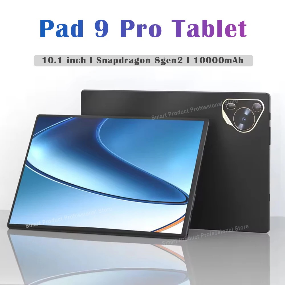 2025 NEW Pad 9 Pro tablet 10.1 inch Android 13 Snapdragon870 10 Core 16GB+1024GB 10000mah 5G Dual SIM WIFI HD Full Screen