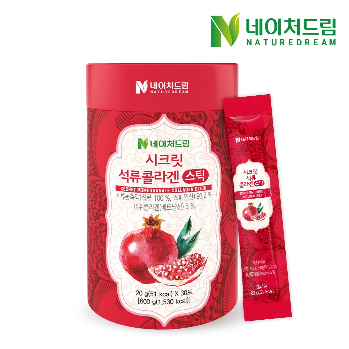 20g 30 pomegranate collagen stick for the Naher Dream Secret