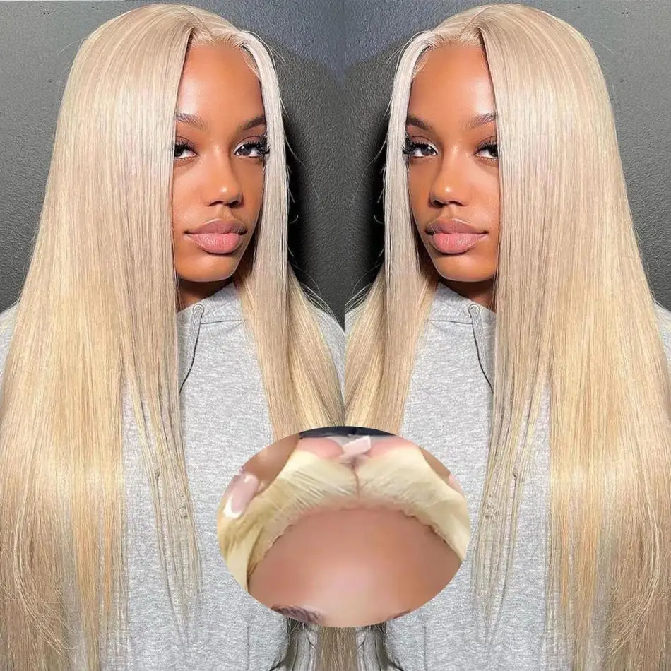 613 HD Lace Frontal Wig 13x6 Human Hair Straight Choice 30 40 Inch Brazilian Honey Blonde Colored Wigs Cheap For Women Choice