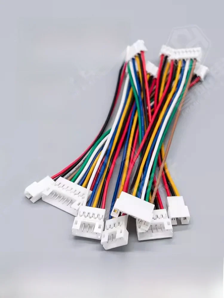 JST-Connecteur mâle à femelle avec câble, ligne d'extension PH2.0, longueur 10cm, 2P, 3P, 4P, 5, 6, 7, 8, 9, 10, 11, 12 broches, PH 2.0mm 26AWG, 20cm, 30cm