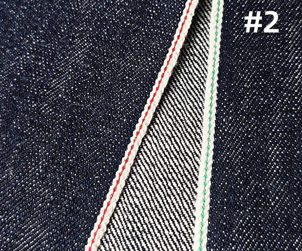 18.2 oz Heavy Red Selvedge Jeans Cloth Wholesale High Quality Slub Raw Selvage Denim Textile By The Yard Manufacturers WF3113