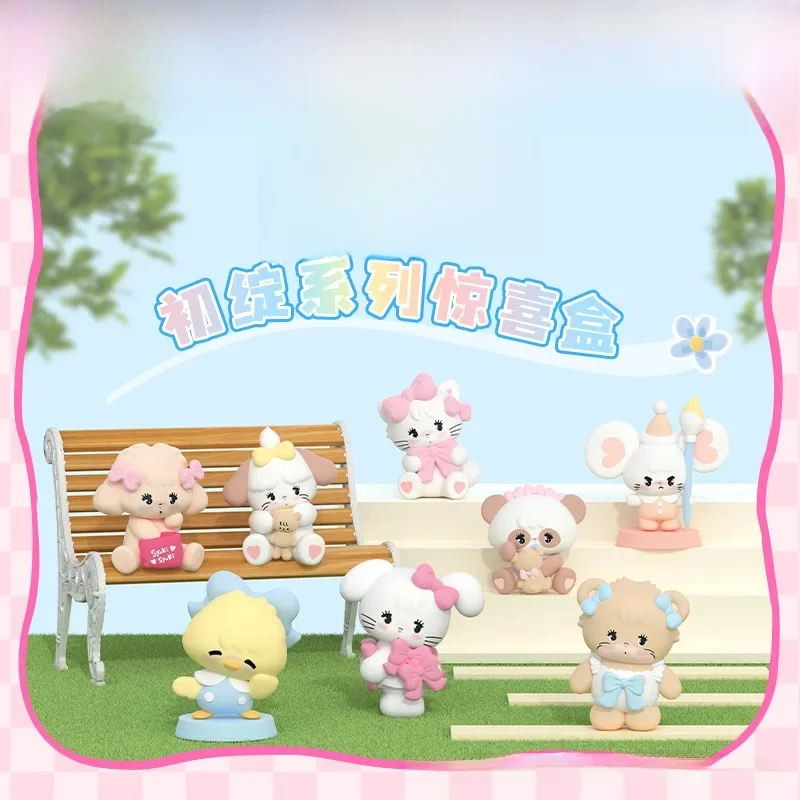 Nouveau Mikko première série floraison boîte aveugle jouets Figurine Anime dessin animé décor de bureau ornements Mikko boîte aveugle jouet pour filles cadeau