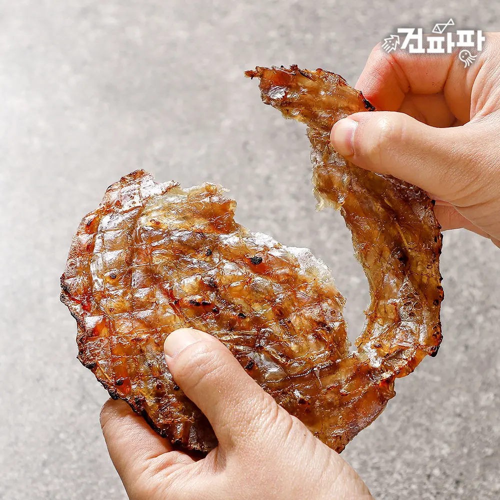 파파 맛있는 건어물 간식 주전부리 단짠단짠 두꺼운쥐포 A급 100g+100g