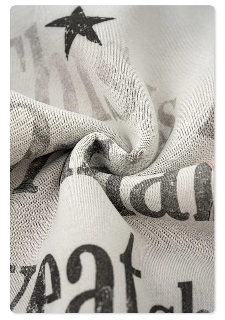 Amirise 332G Slogan Print Vintage Sweatshirts Designer Cloth Y2k Style Harajuku 2025 New Hip Hop Mens clothing Streetwear Hoodie