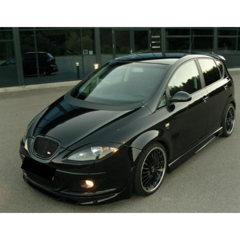 For Seat Altea CUPRA R front SPOILER FRONT BUMPER front lip Euro Spoiler lip Universal 3 PCs body kit tuning