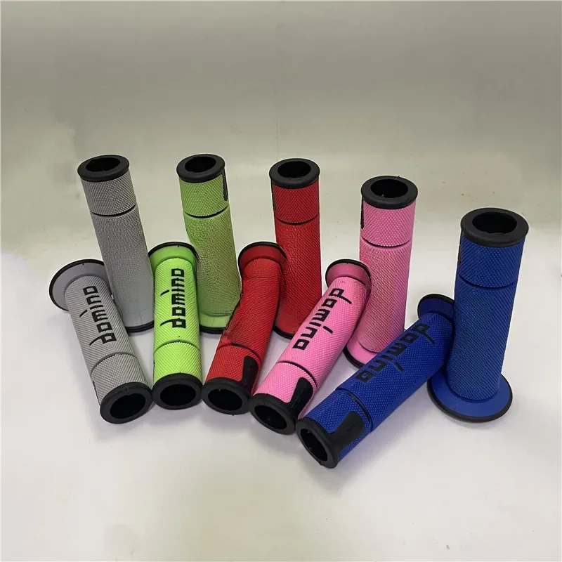 AliExpress NONE 5 Color Moto Handle Bar Grip For Yamaha Handlebar Motorcycle Grip Dirt Pit Bike Part 7/8" Rubber Gel Motocross Grips Brake Hands