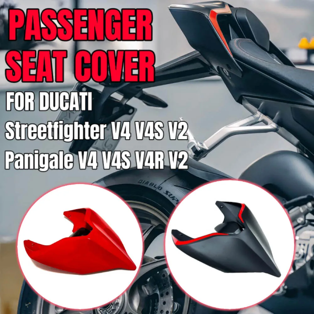 

For Ducati Panigale V4 V4S V4R V2 Streetfighter v4 v4s v2 2018-2023 Street Fighter Seat Cover Tail Fairing Rear Single Seat Hump