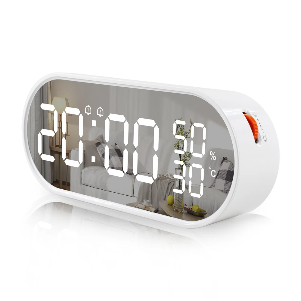 Led Mirror Alarm Cl…