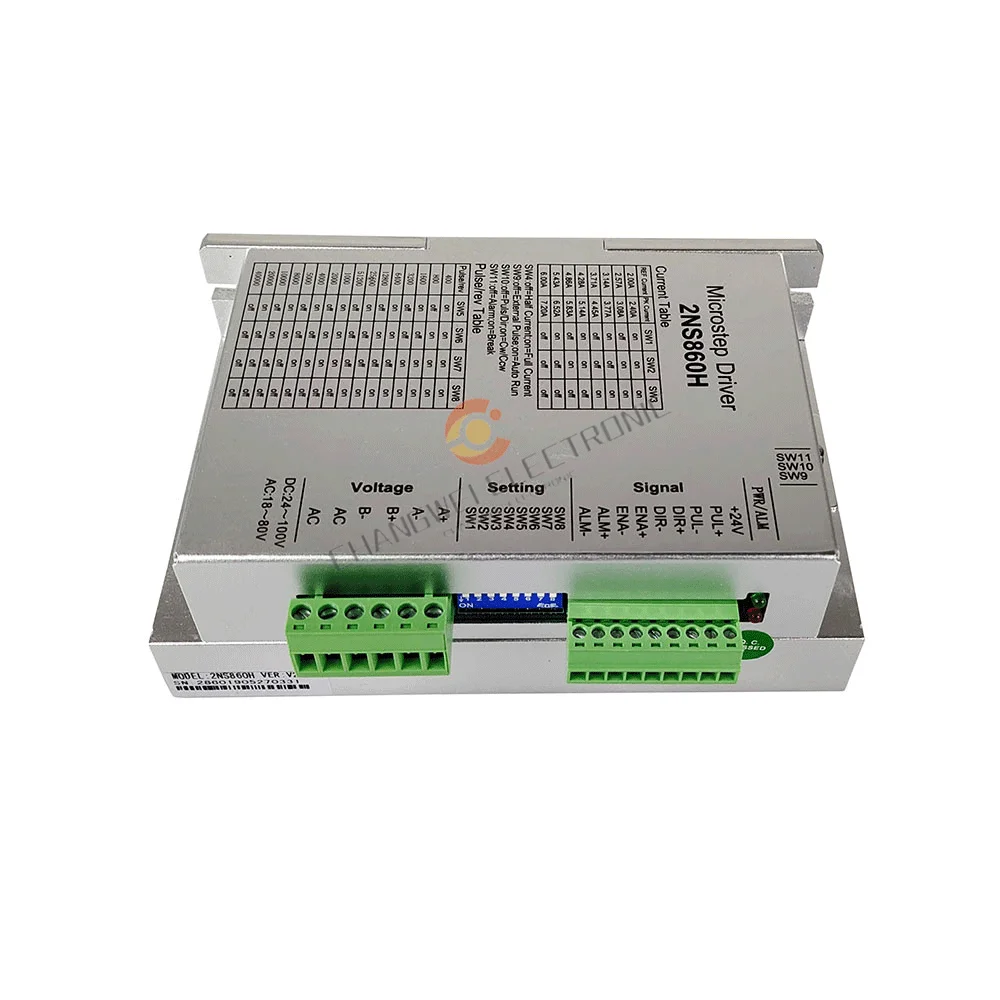 

CNC 2NS860H Nema34/86 Two-Phase Digital Stepper Motor Driver Mach3 Engraving Machine CNC System Stepper Motor Driver