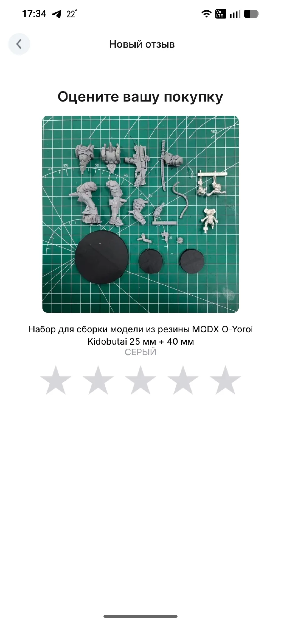Buyer photo of this resin kit