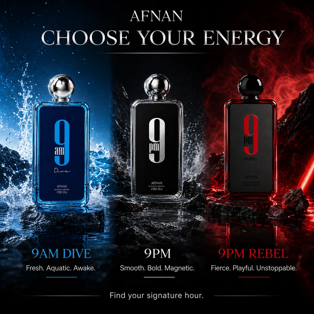 AFNAN 9 Collection Eau de Parf - Aquatic Diving review and price