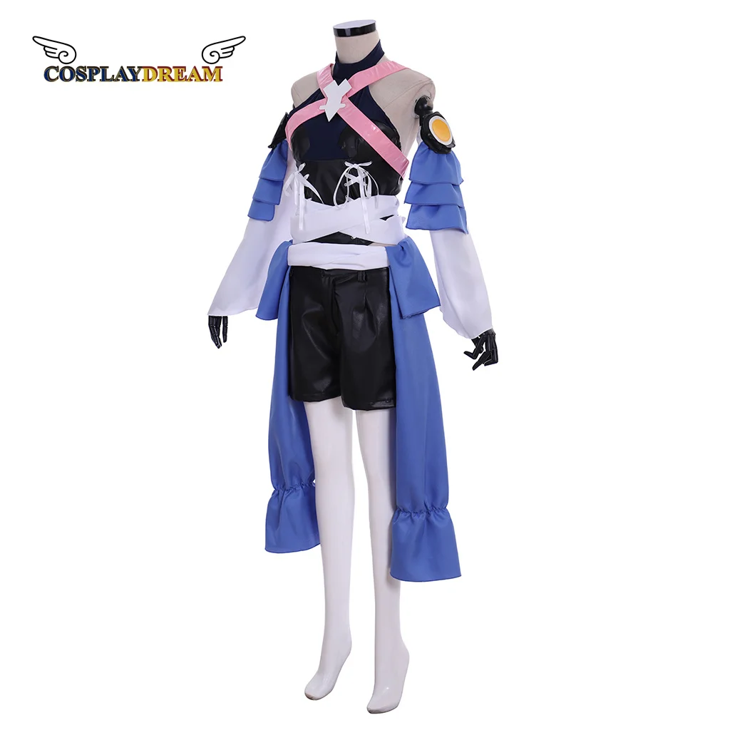 Kingdom Hearts Birth By Sleep Aqua Cosplay Costume Halloween Carnival Clothing Custom Made Suits Outifts