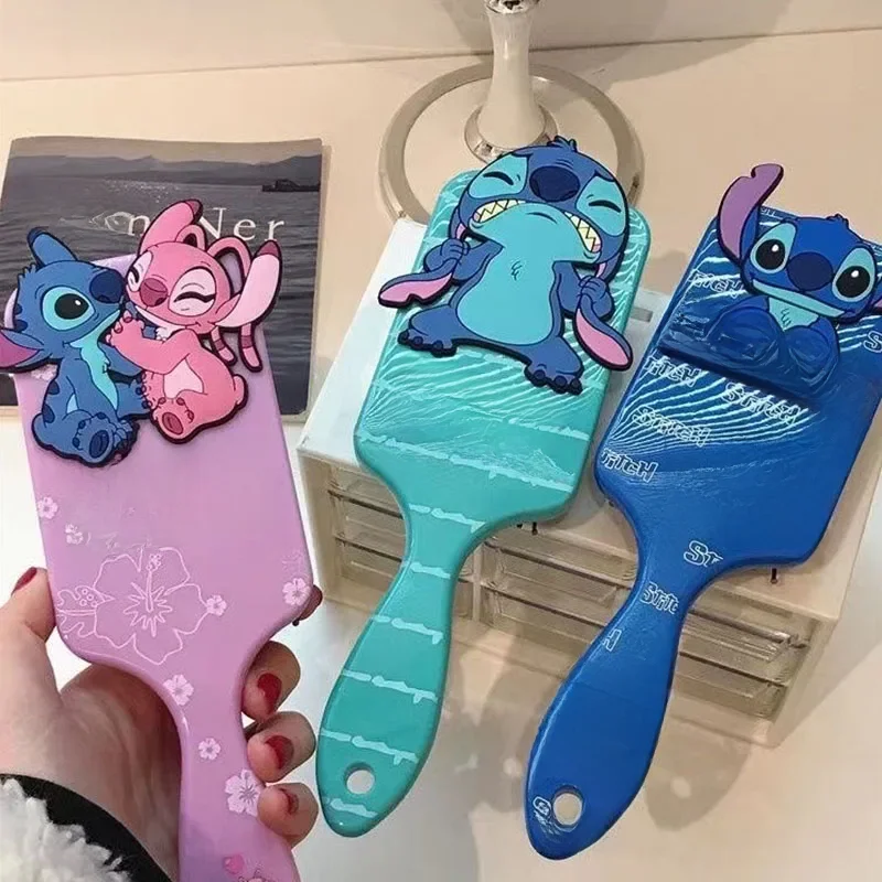 Miniso-Cartoon Stitch Comb para Crianças, Periférico, Almofada de Ar, Massagem Pente para Meninas,
