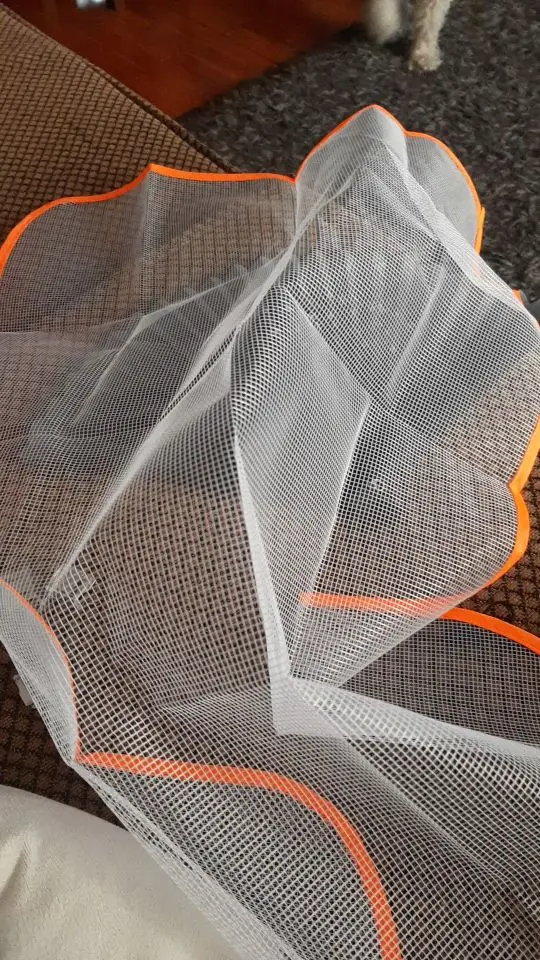 Cloth Protective Press Mesh Insulation Ironing Board Mat Cover Against Pressing Pad Mini Iron Random Colors photo review
