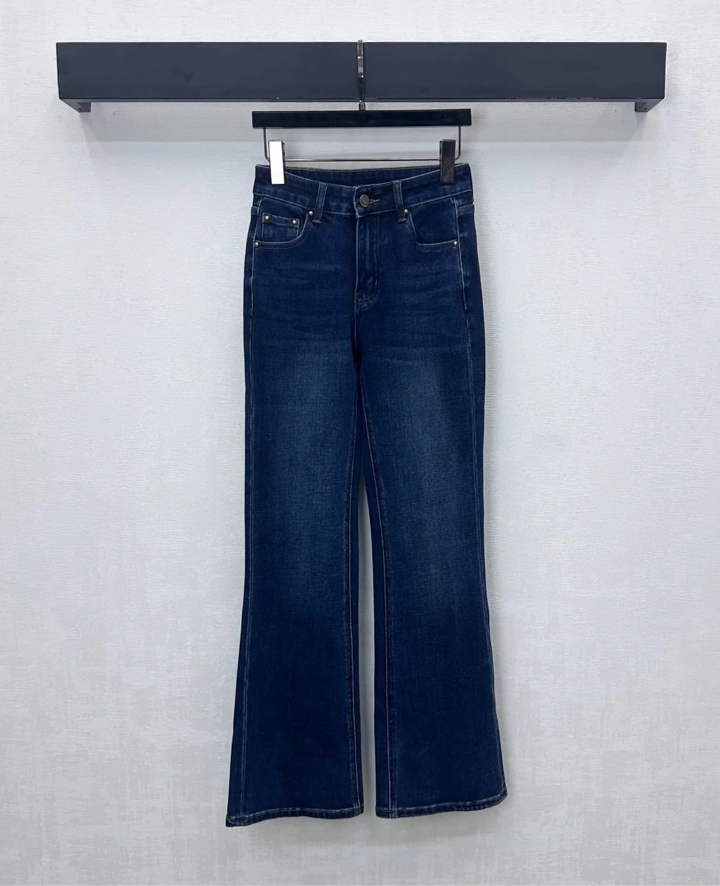 

2025 Autumn/Winter New Style High-Waisted Stretch Denim Women's Pants 5D32