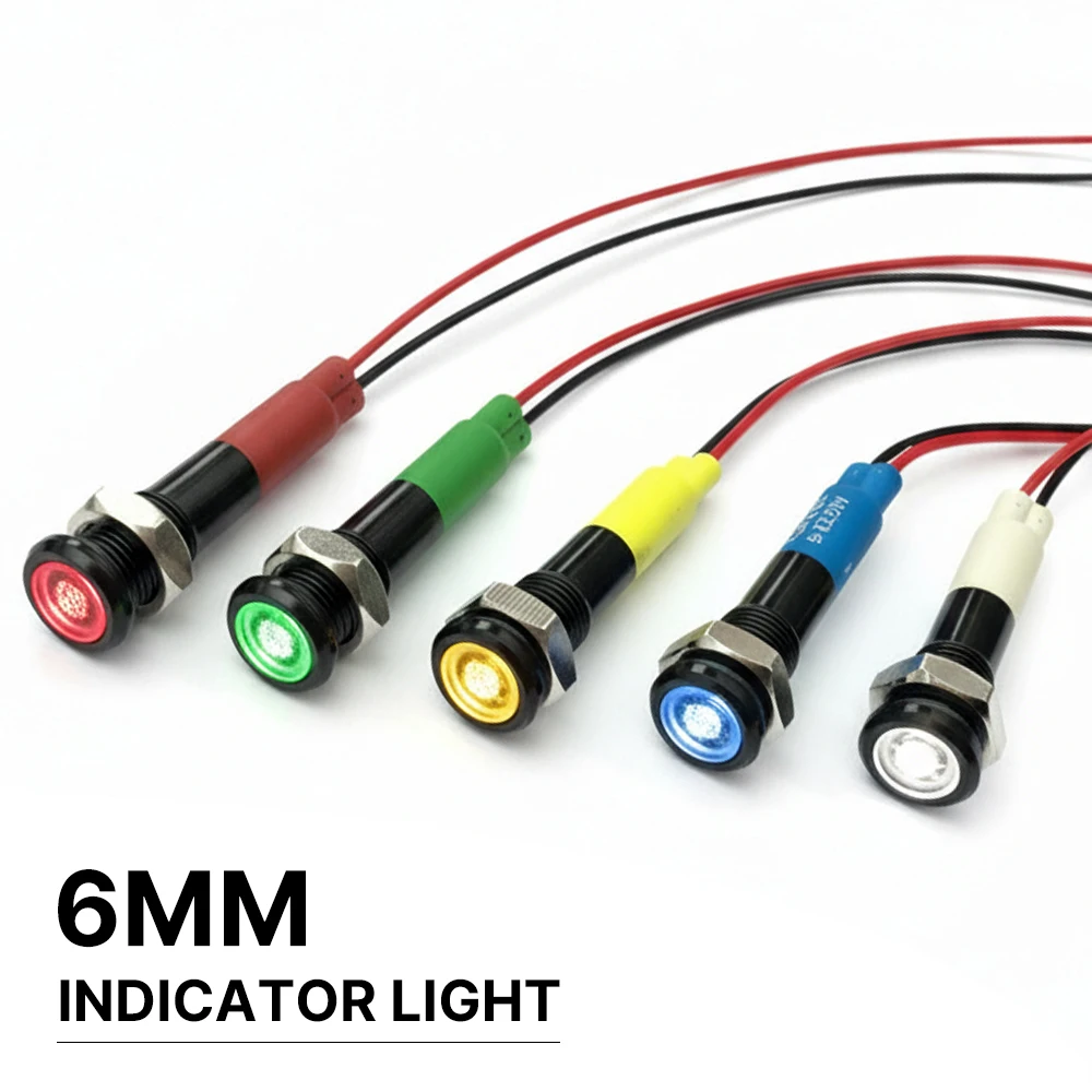lampada-indicadora-led-de-metal-preta-6mm-filn-5-25pcs-ip67-a-prova-d'Agua-12v-24v-para-painel-de-carro-e-barco