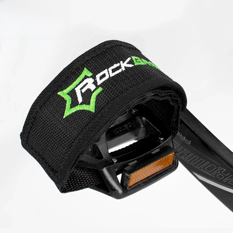 AliExpress ROCKBROS Cycling Pedal Bike Pedal Cover Foot Strap Ultralight Anti-slip Pedal Belt High Strength Double-side Bicycle Accessories