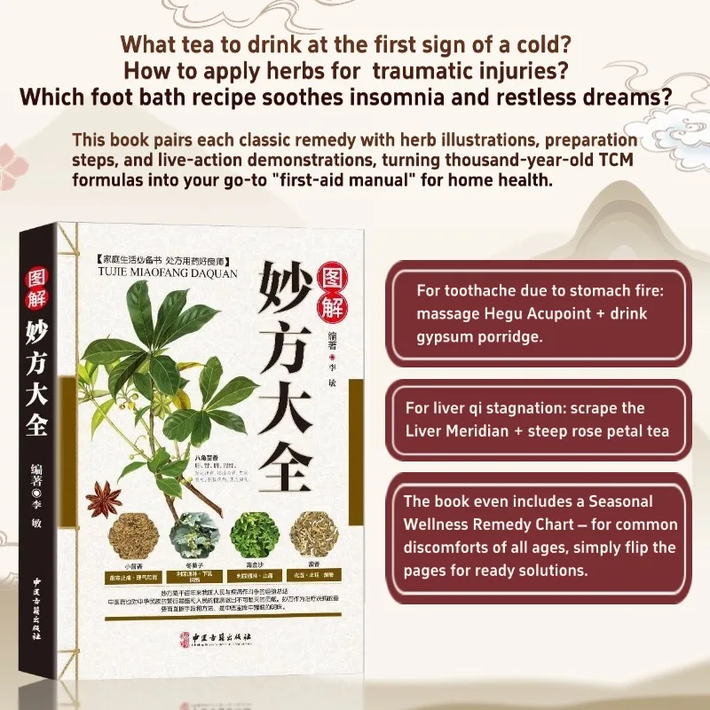 

Holistic guide to wellness book：The Visual Handbook of TCM's Secret Formulas: From Ancient Classics to Modern Wellness
