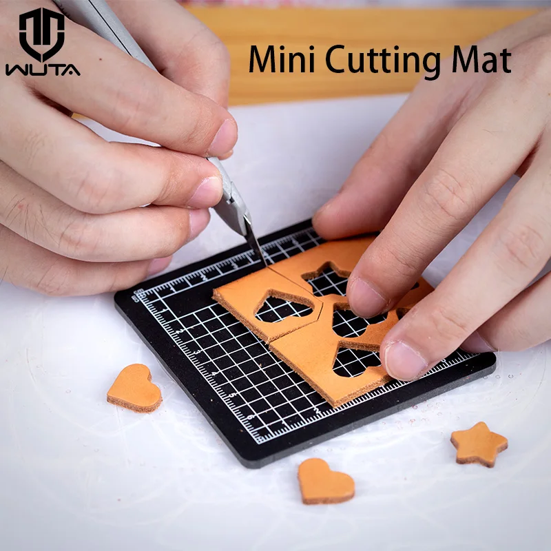 WUTA Mini Cutting Mat, Engraving Pad, Carving Knife DIY Craft Cutting Board Multipurpose Art Supplies Stationery School Supplies