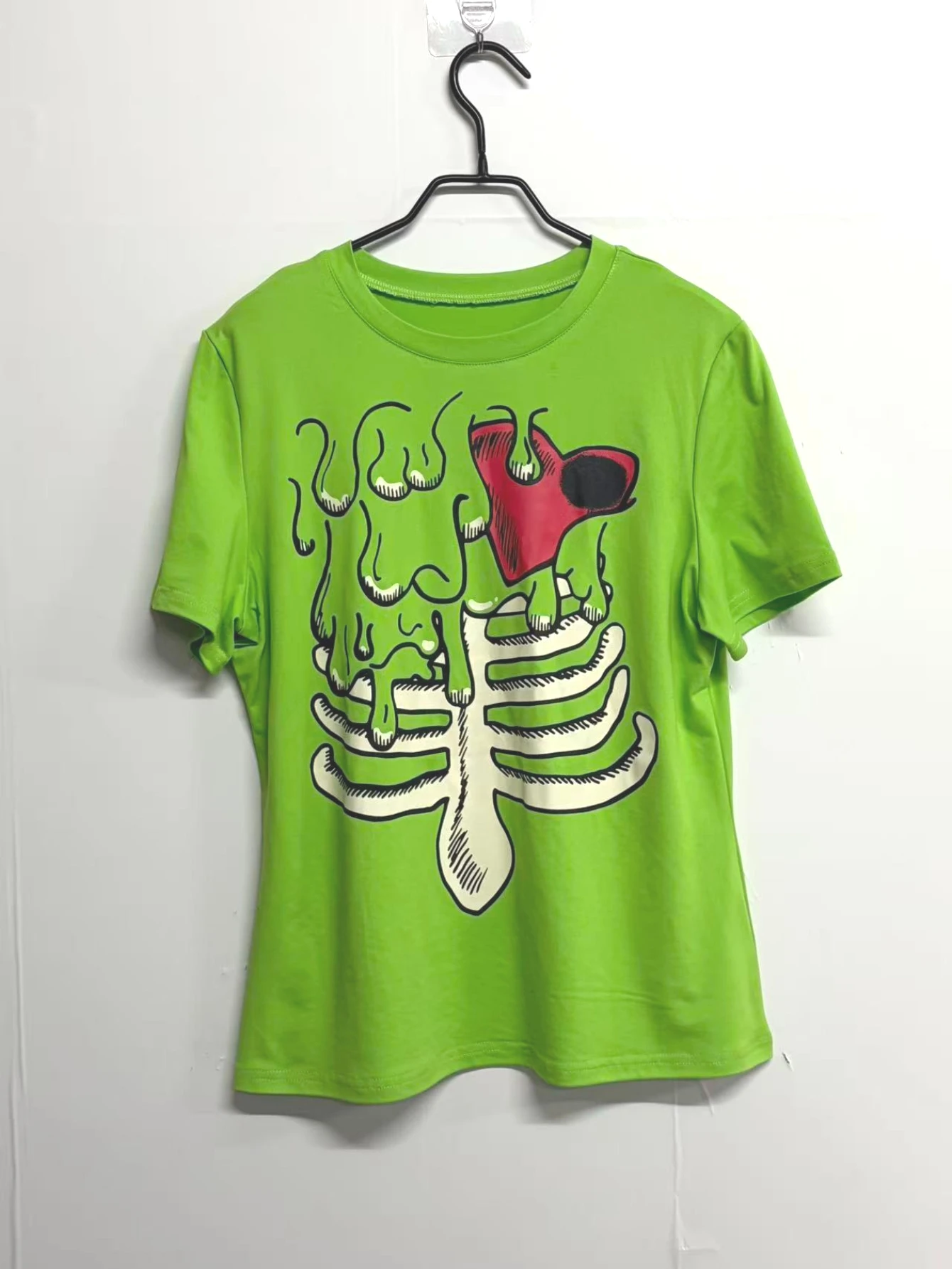 Y2k Summer Women Fashion Vintage Short Sleeve Graphic Tees Goth T-shirts Oversized Acubi Alt Tshirt Crop Tops 2000s Clothes