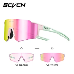 SCVCN New Men Sports UV400 Cycling Glasses Bicycle Sunglasses Women Outdoor MTB Driving Bike Eyewear  Running Hiking Goggles