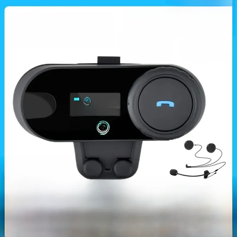 Freedconn-Oreillette Bluetooth T Com SC pour moto, appareil de communication sans fil pour casque et sauna, kit mains-libres BT 5.0 avec partage de musique pour 10 motocyclistes