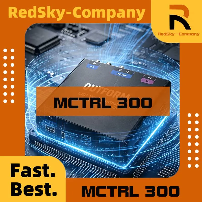 Novastar MCTRL300 Synchronous System Sending Card Box RGB Full Color HUB75 Module LED Display Screen Video Sending Card DVI