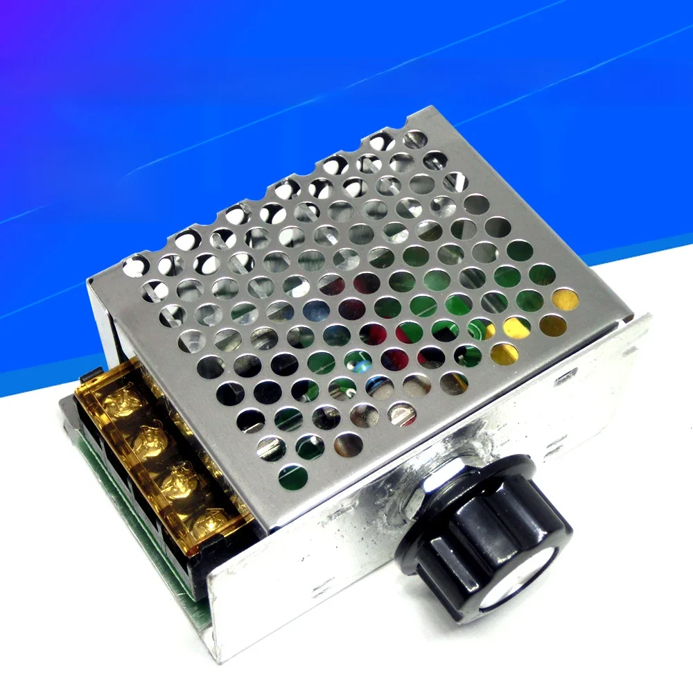 4000W 220V regulatory napięcia dużej mocy regulator prędkości SCR elektroniczny regulator napięcia gubernator termostat HR — zdjęcie 2