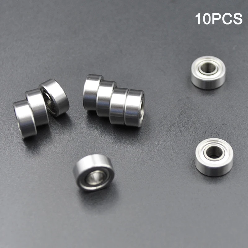 10pcs MR104 ZZ 4*10*4mm High Speed 1040 Bearing Inner Diameter 4mm Miniature Ball Bearings