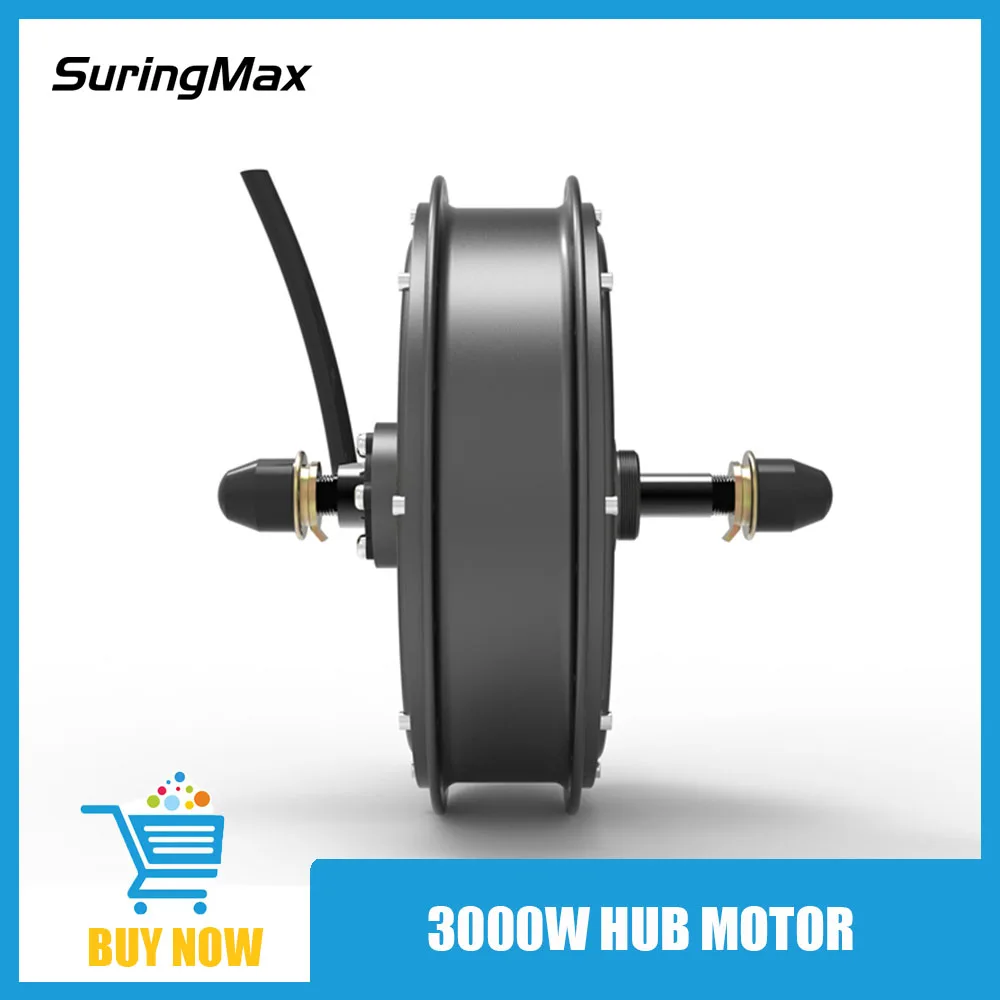 Electric Bicycle 3000w Hub Motor 45H Magnets 135mm 142mm Dropout 48V 60V 72V 140NM 100km/H For 20-29\