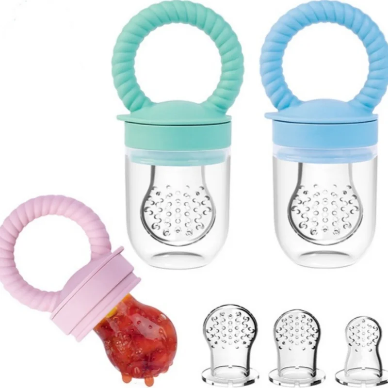 

Silicone Baby Pacifier Fruit Feeder And Ground Fruits And Vegetables For Baby Teething Stick Pacifier Fruit Supplement Artifact