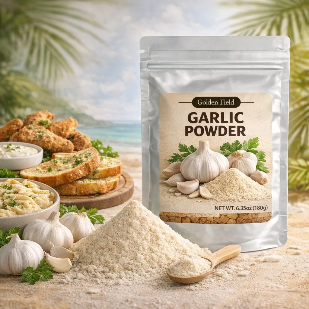 Garlic Powder, Pure Vegetable Powder, Freeze Dried, Fine Powder, Additive-Free, From Garlic, 6.35oz