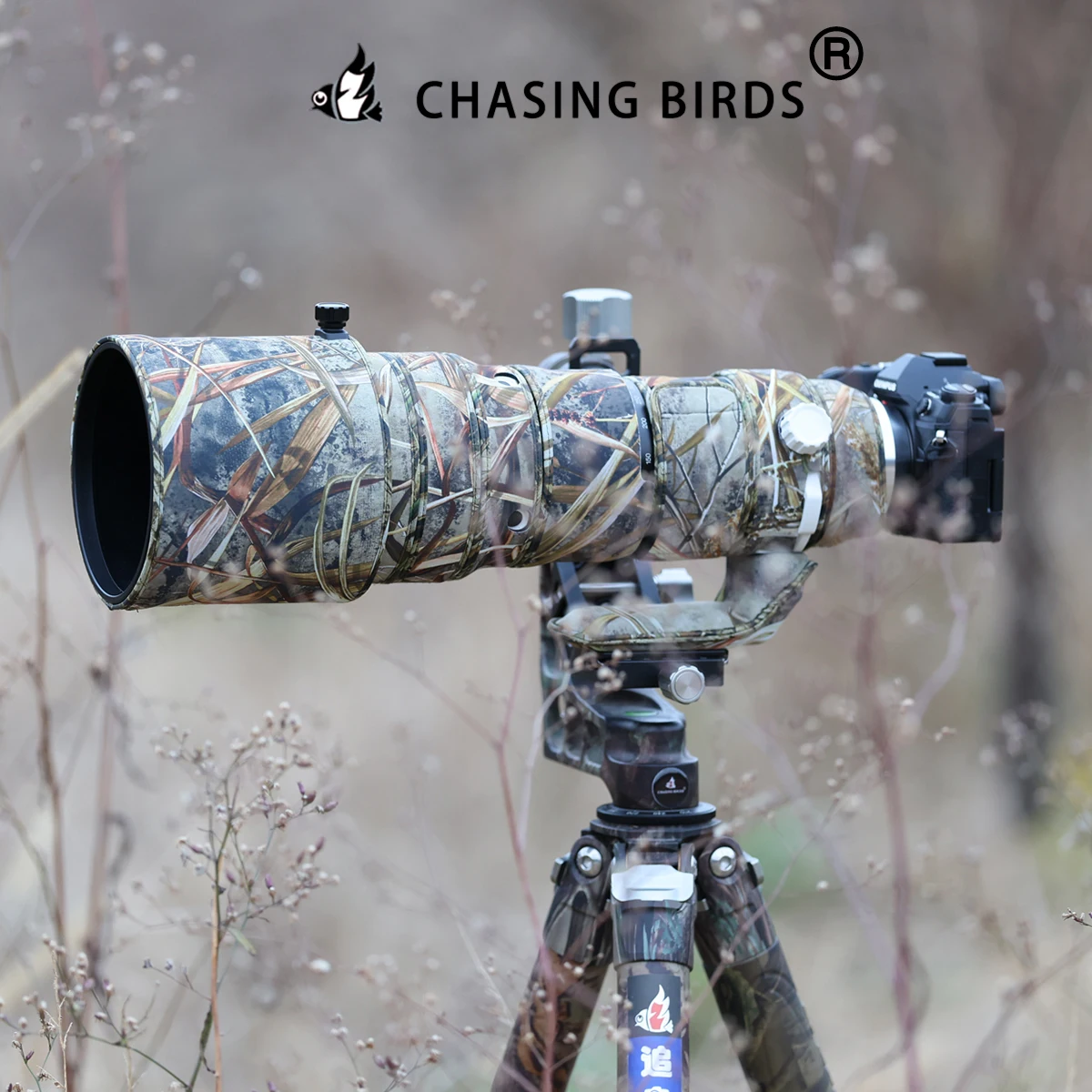 CHASING BIRDS Lens Camouflage Waterdichte Jas voor
