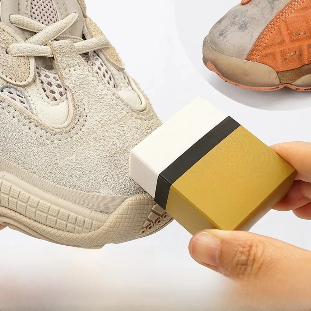 Super Clean Shoes Cleaning Eraser Shoes Brush Rubber Block Suede Sheepskin Matte Shoes Care Leather Cleaner Sneakers Care — zdjęcie 2