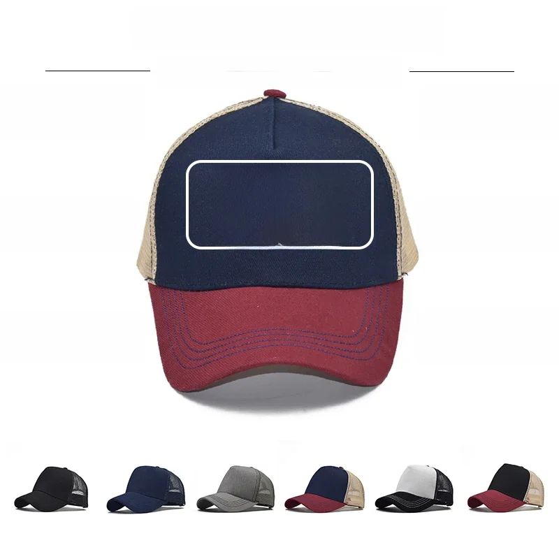 SLECKTON Custom LOGO Borduren Mesh Cap Baseball Cap voor mannen en vrouwen DIY Design Foto Print Hoed Kwaliteit Trucker Hat Unisex - afbeelding 2