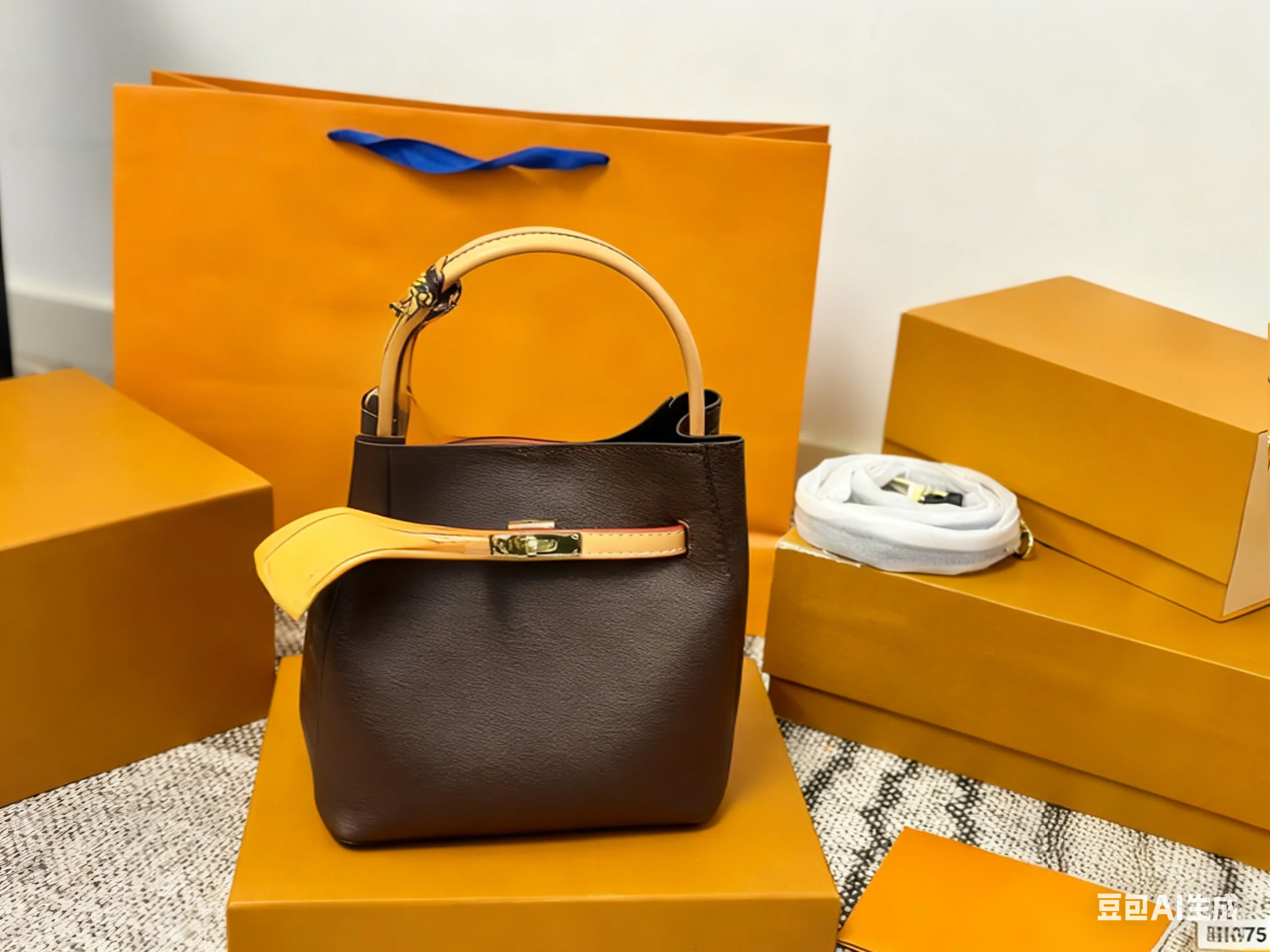 

2025 New Fashionable and Double Handle and Single Zippers High Quality Tote Handbag