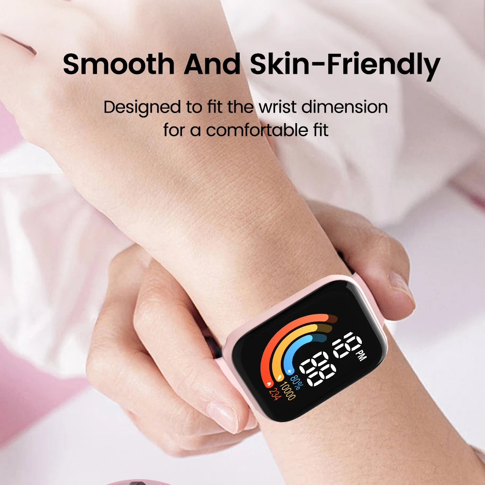 Nuevo Reloj Digital para parejas, relojes para amantes de los deportes, Reloj Digital LED para hombres y mujeres, relojes de pulsera para parejas, Reloj electrónico, par de artículos, Reloj