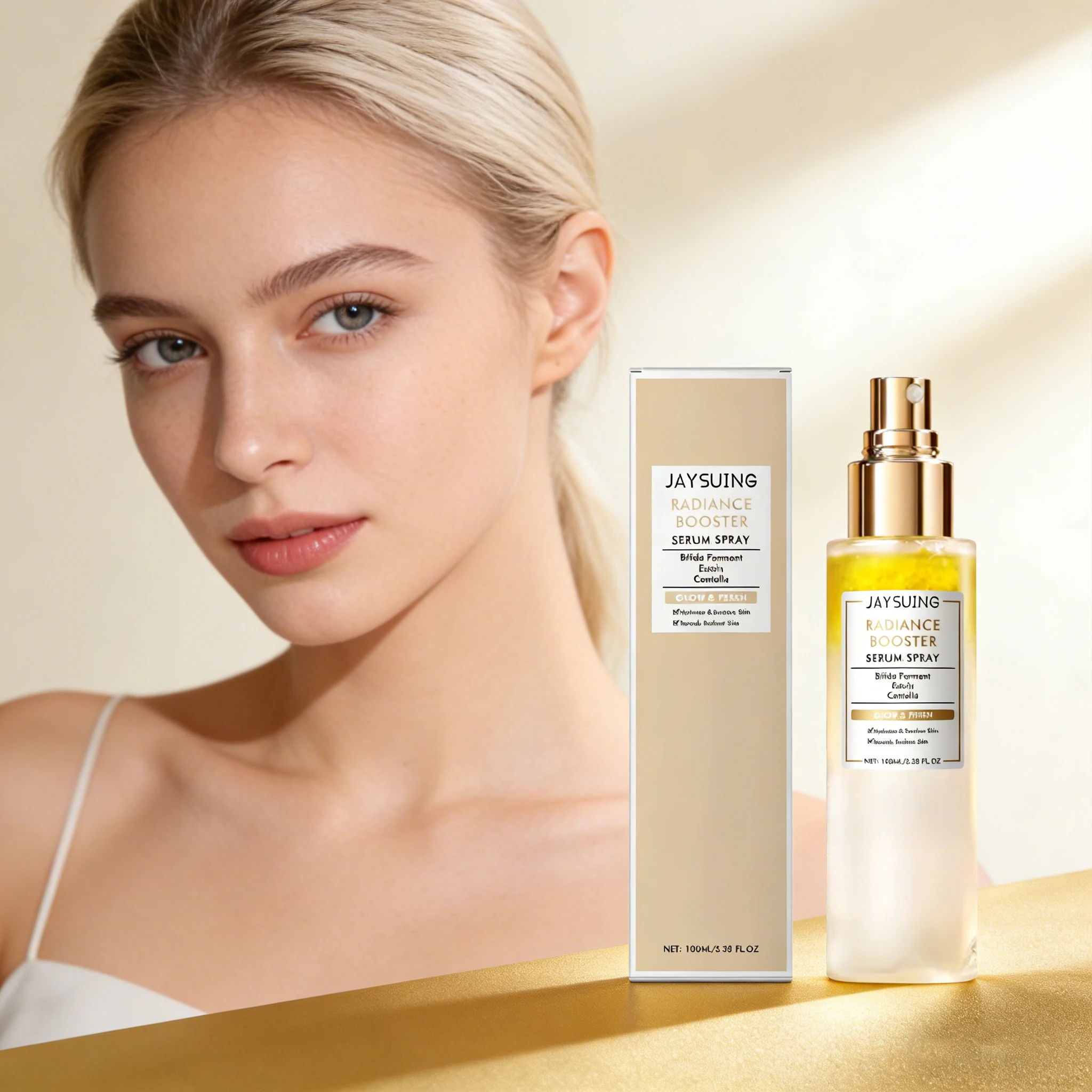 

Спрей-сыворотка JAYSUING Radiance Booster для увлажнения и питания чувствительной кожи, выравнивания тона лица, зимний уход за кожей.