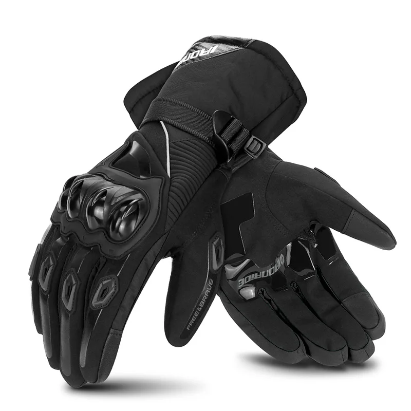 Motorbike Riding Gloves Outdoor Rider Anti-fall Touchable Hard Shell Racing Warm Winter Gloves