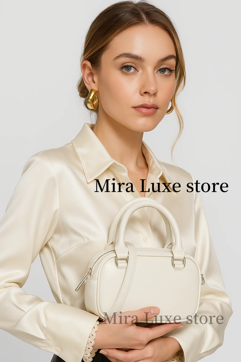 

Small Square Bag for Women 2025 Summer Silver Handheld Bag Versatile Handbag Crossbody Bag Simple Versatile Handbag Small Bag