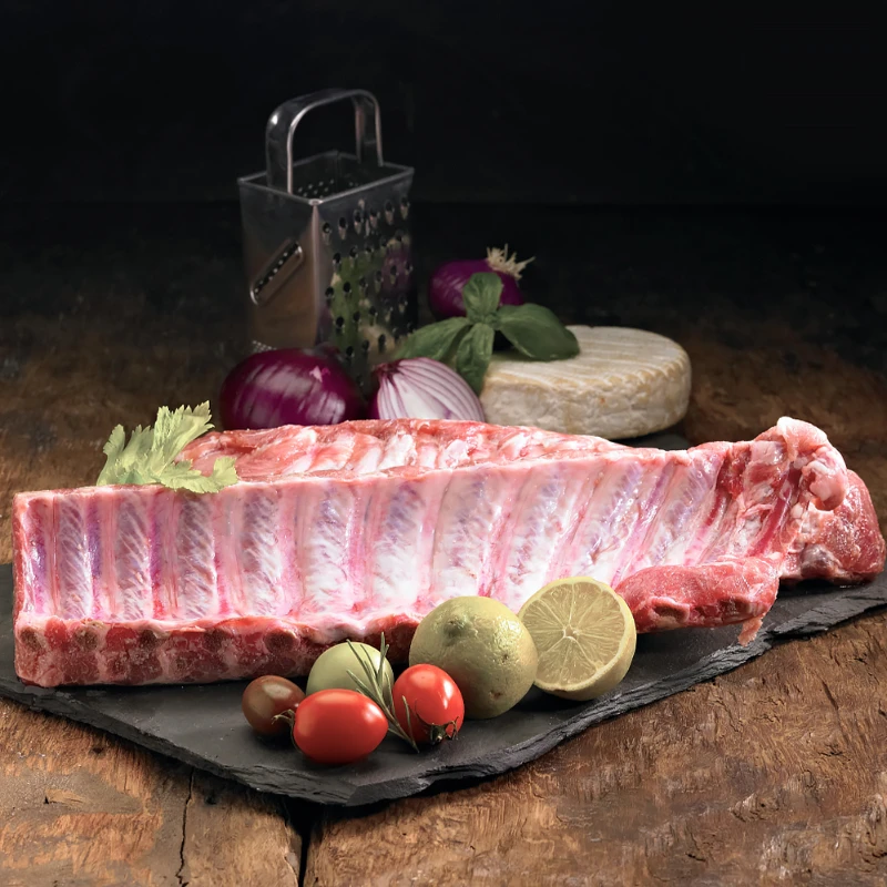 2 packs (600g + 600g) pork back ribs live side ribs (from Chile)