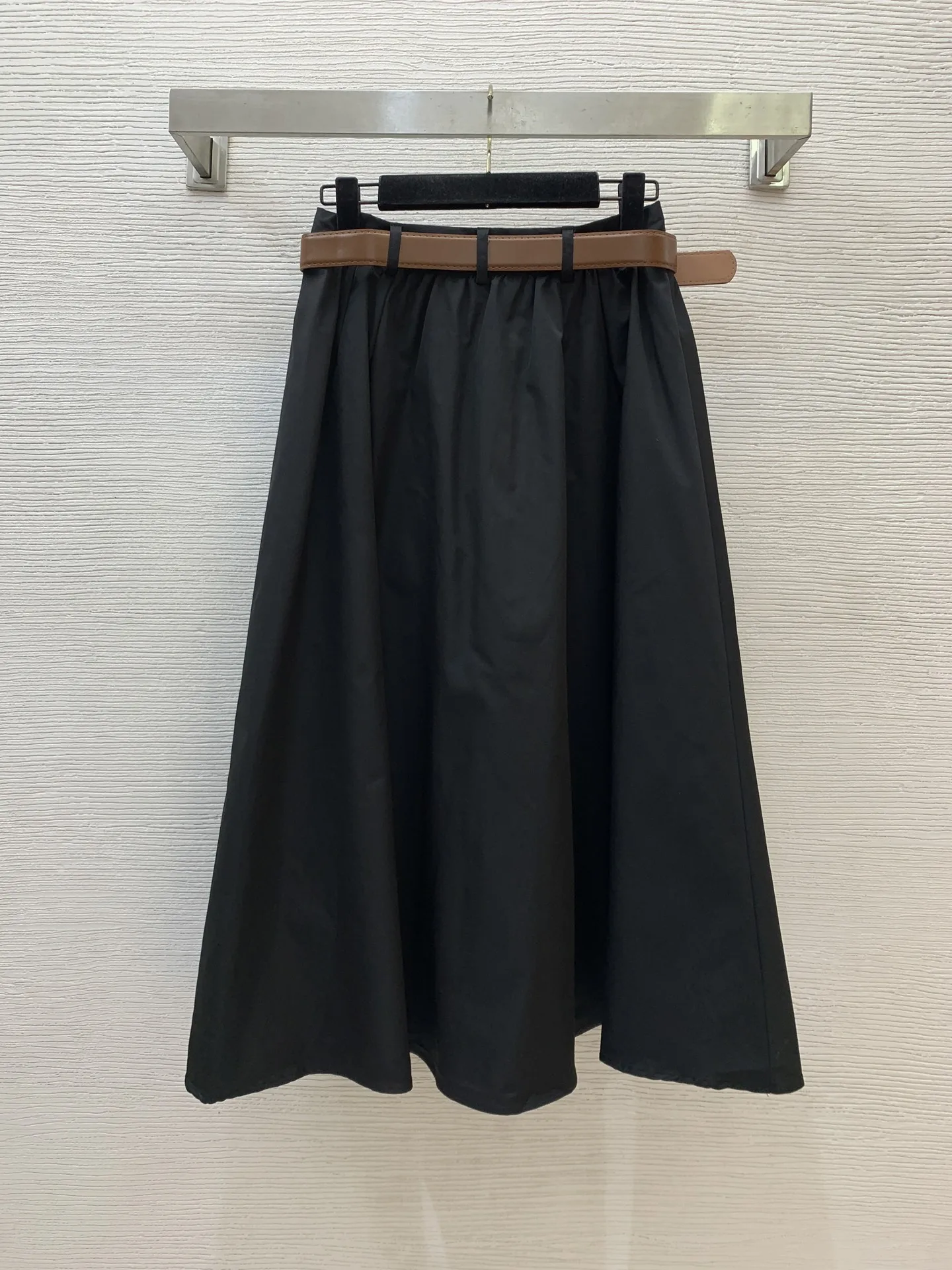 

2025 New Skirt Dress Waistband Solid Pockets Zippers Leggings Buttons Fashionable Versatile Slimming Figure-hugging