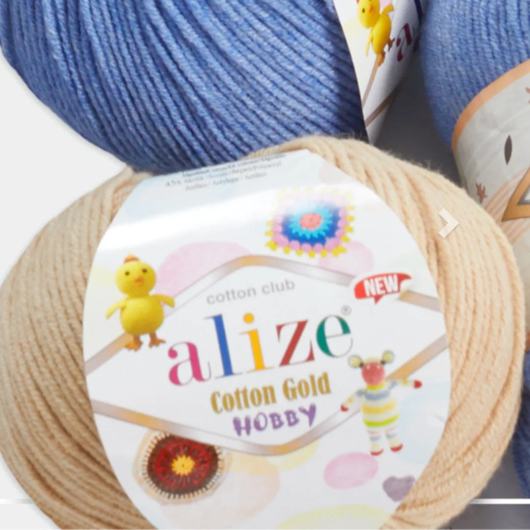 Alize Cotton Gold Hobby nowa włóczka dla dzieci na dzierganie ręczne szydełkowanie Amigurumi DIY dzianina szalik ponczo kamizelka kardigan