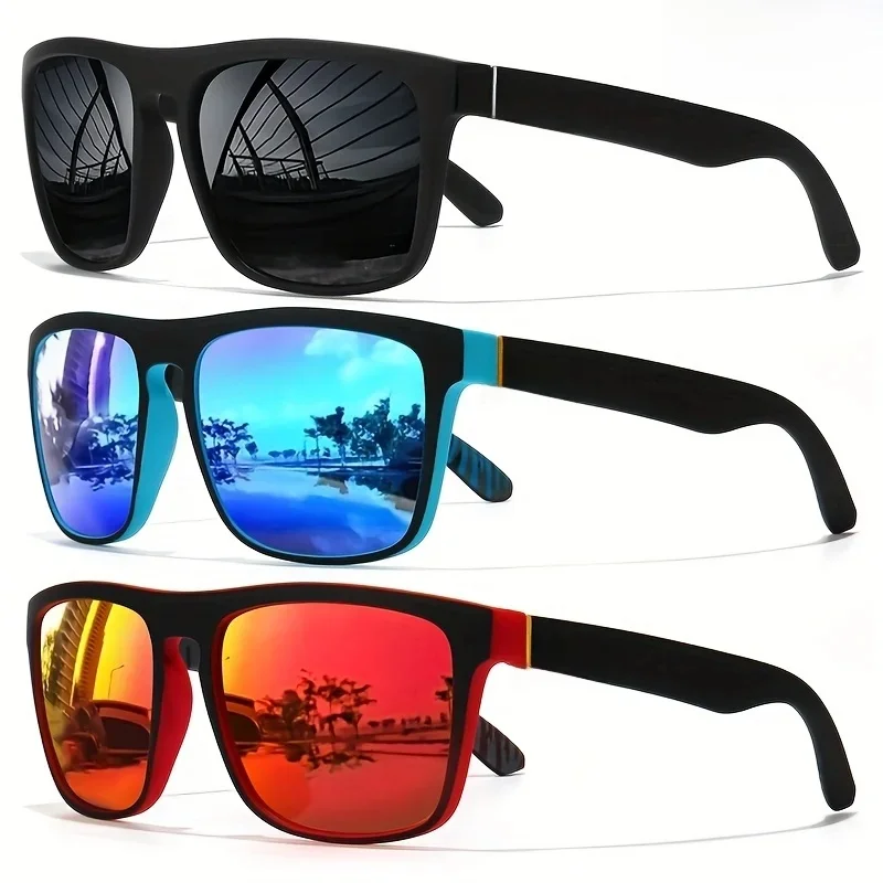 AliExpress Ah-Mee 3pc Bicycle Sports Polarized Sunglasses Women Outdoor Cycling Road Sun Glasses Men Fishing Sunglasses Set Unisex UV400
