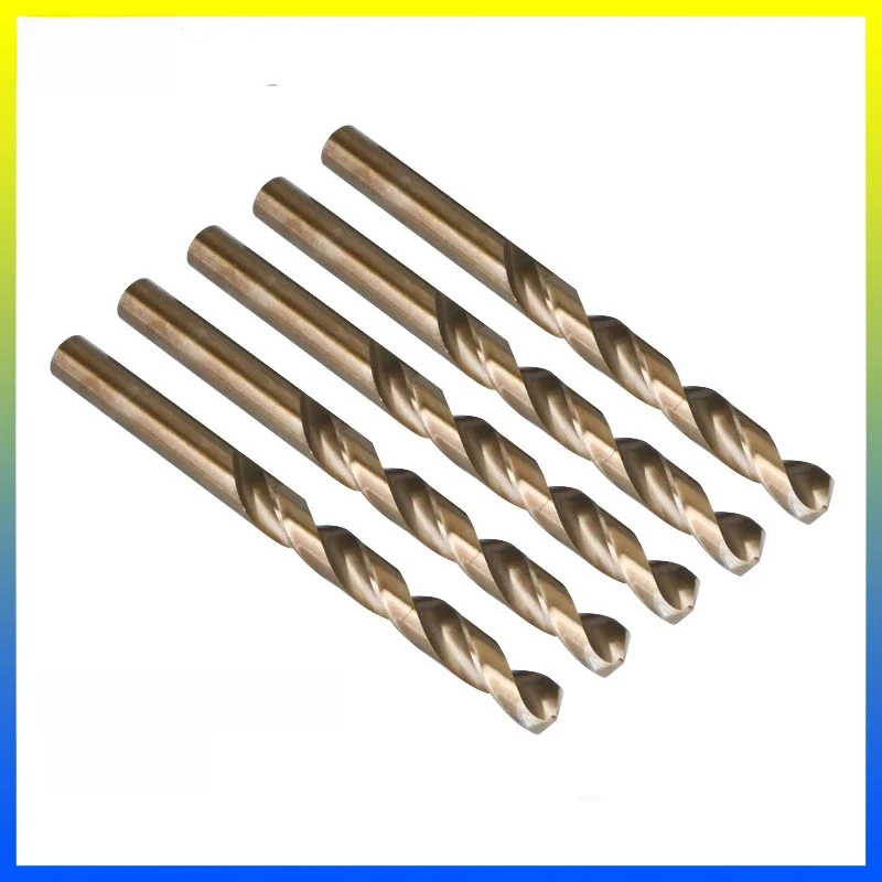10 PCS Wiertła kręte 3.1, 3.2, 3.3, 3.4, 3.5, 3.6, 3.7, 3.8, 3.9 4mm HSS-CO M35 stalowy trzpień prosty do stali nierdzewnej — zdjęcie 2